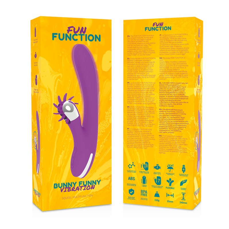 Rabbit Vibrator Fun Factory Bunny Funny Vibration Purple