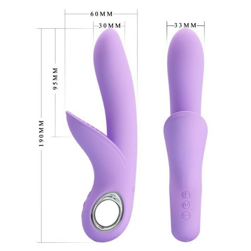 Rabbit Vibrator Pretty Love Carol 1 Purple