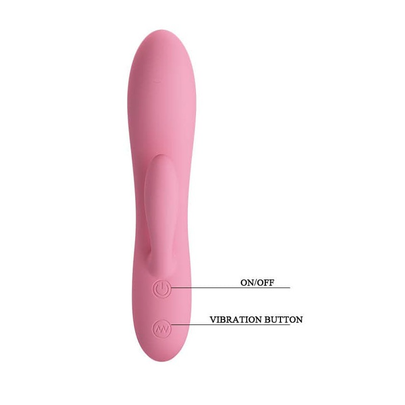 Rabbit Vibrator Pretty Love Carol 2 Pink Rabbit Vibrator Pretty Love Carol 2 Pink