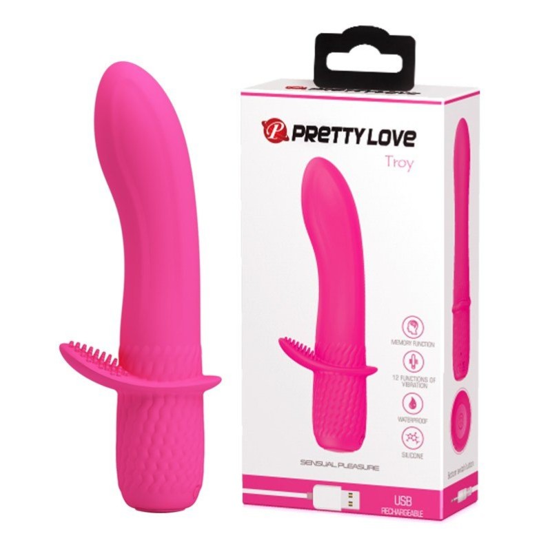 Rabbit Vibrator Pretty Love Troy Fuchsia