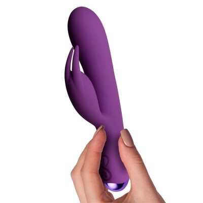 Rabbit Vibrator Rocks Off Flutter Purple Rabbit Vibrator Rocks Off Flutter Purple