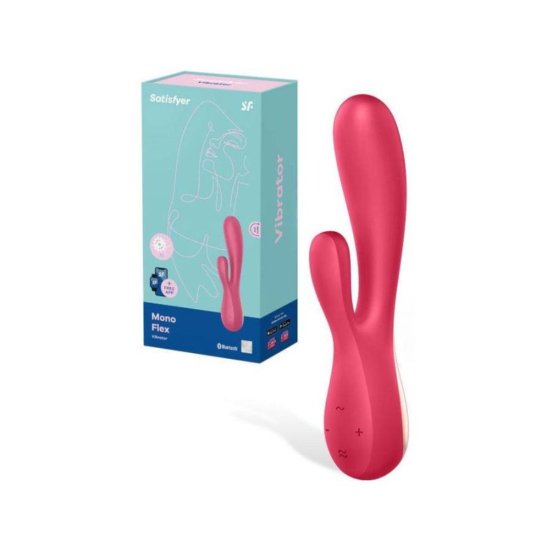 Rabbit Vibrator Satisfyer Mono Flex Fuchsia Rabbit Vibrator Satisfyer Mono Flex Fuchsia