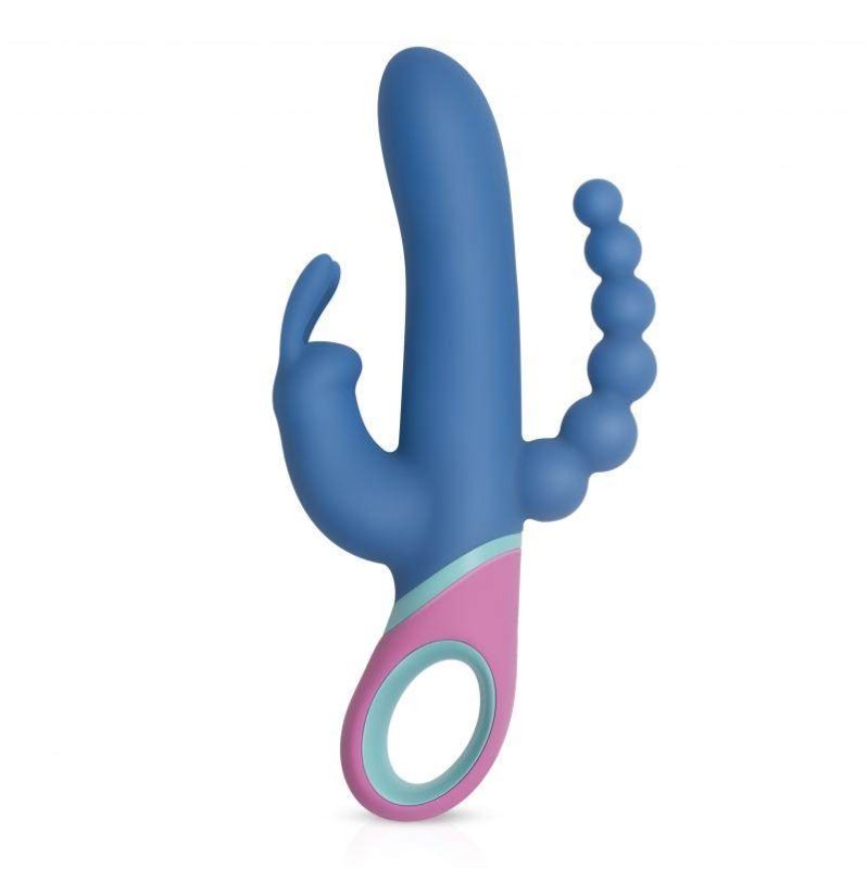 Rabbit Triple Vibrator PMV20 Vice Blue