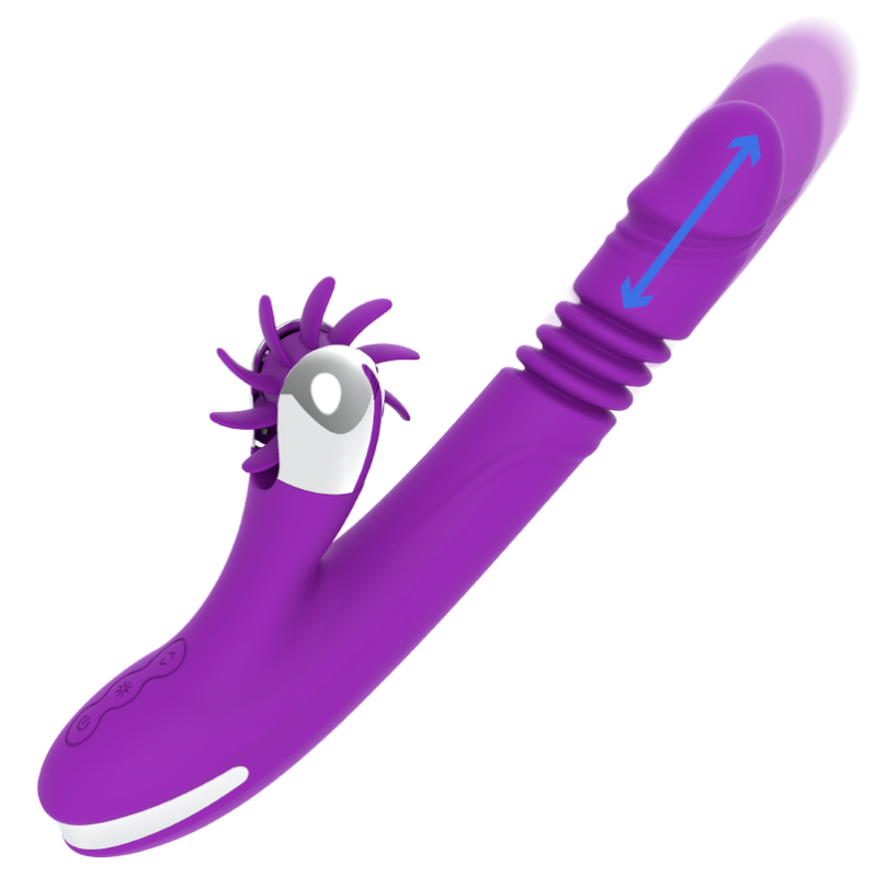 Rabbit Vibrator Up & Down Fun Factory Funny Purple