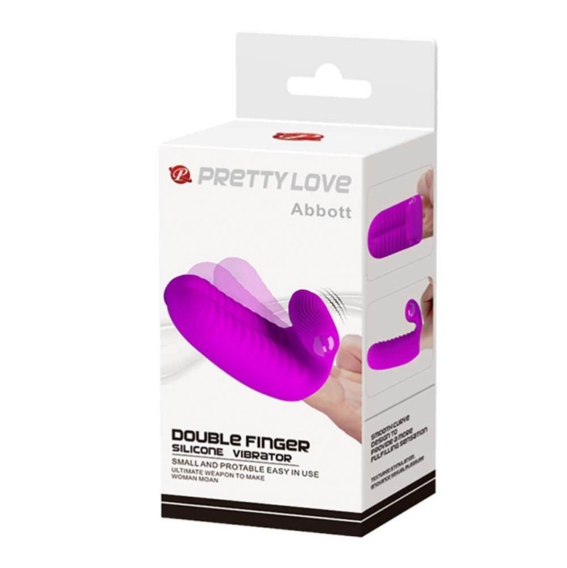 Finger Vibrator Pretty Love Abbott Purple