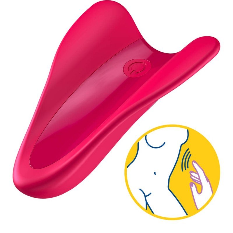 Finger Vibrator Satisfyer High Fly Fuchsia Finger Vibrator Satisfyer High Fly Fuchsia