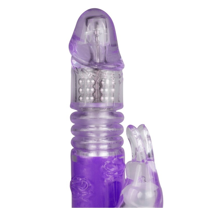 Δονητής Thrusting Rabbit EasyToys Μοβ