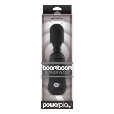 Wand Vibrator Nsnovelties PowerPlay BoomBoom Black