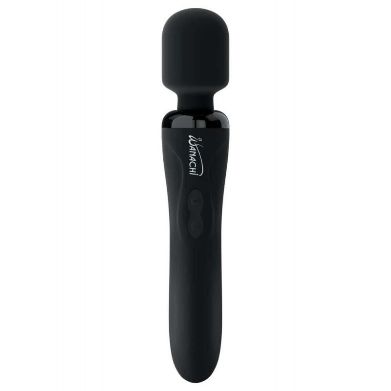 Wand Vibrator Pipedream Wanachi Body Recharger Black Wand Vibrator Pipedream Wanachi Body Recharger Black