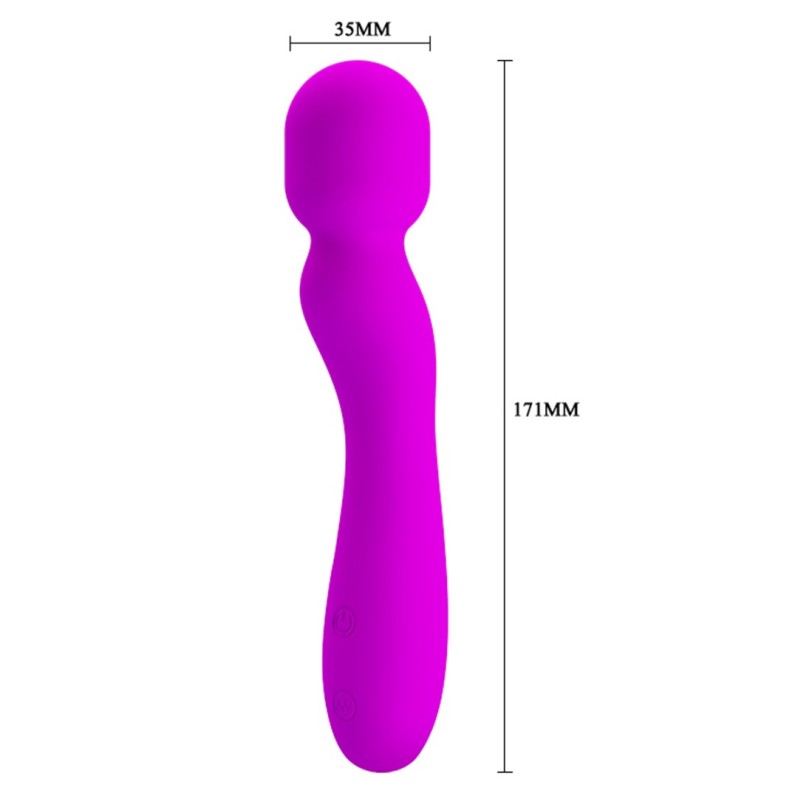 Wand Vibrator Pretty Love Paul Purple