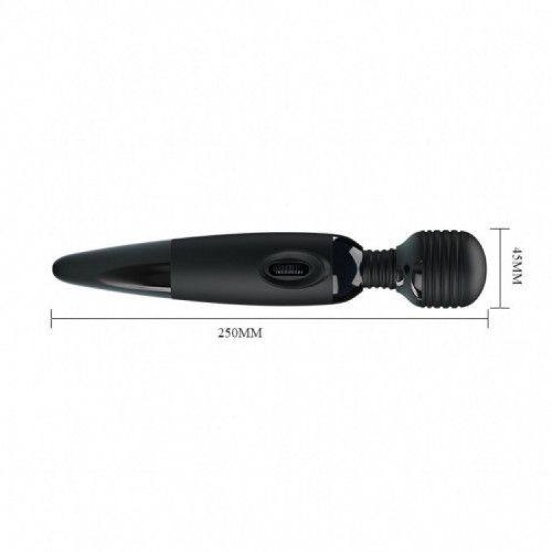 Wand Vibrator Pretty Love Power Wand Black Wand Vibrator Pretty Love Power Wand Black