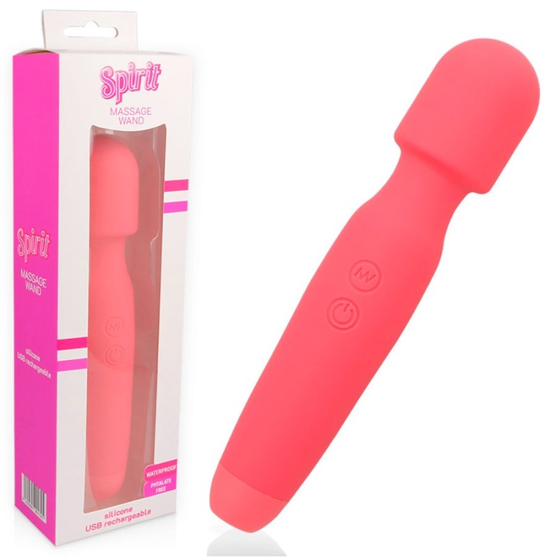 Wand Vibrator Spirit Massage Pink