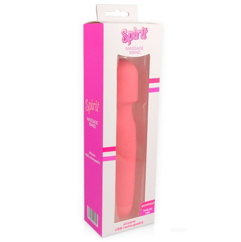 Wand Vibrator Spirit Massage Pink