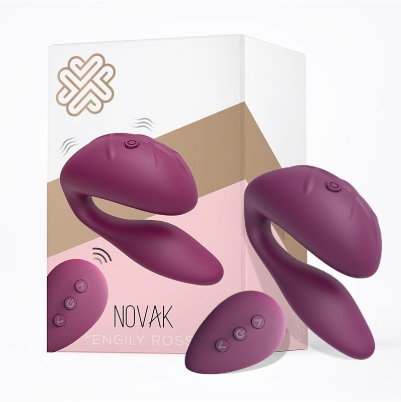 Couples Vibrator Engily Ross Novak Vibe Purple