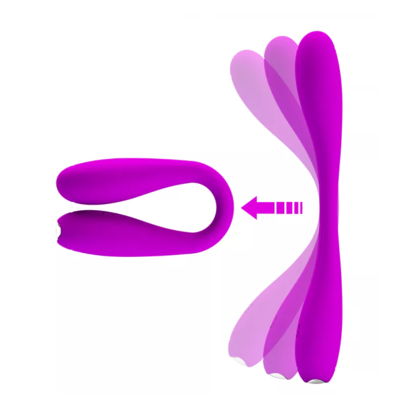 Couples Vibrator Pretty Love Yedda Purple