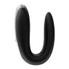 Couples Vibrator Satisfyer Double Fun Black Couples Vibrator Satisfyer Double Fun Black