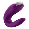 Couples Vibrator Satisfyer Double Fun Violet Couples Vibrator Satisfyer Double Fun Violet