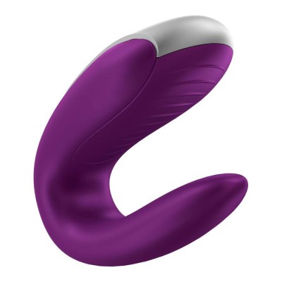 Couples Vibrator Satisfyer Double Fun Violet Couples Vibrator Satisfyer Double Fun Violet
