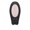 Couples Vibrator Satisfyer Double Joy Black Couples Vibrator Satisfyer Double Joy Black