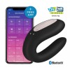 Couples Vibrator Satisfyer Double Joy Black Couples Vibrator Satisfyer Double Joy Black