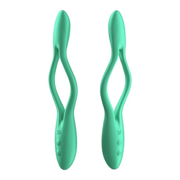 Couples Vibrator Satisfyer Elastic Game Light Green