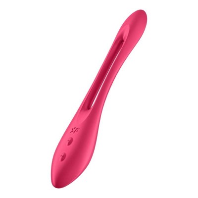 Couples Vibrator Satisfyer Elastic Joy Red Couples Vibrator Satisfyer Elastic Joy Red