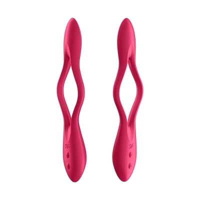 Couples Vibrator Satisfyer Elastic Joy Red Couples Vibrator Satisfyer Elastic Joy Red
