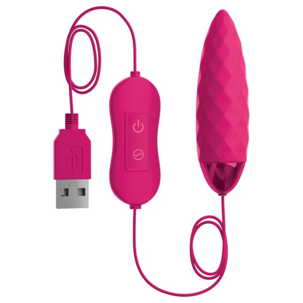 Vibrating Egg Fun Vibrating Bullet Fuchsia