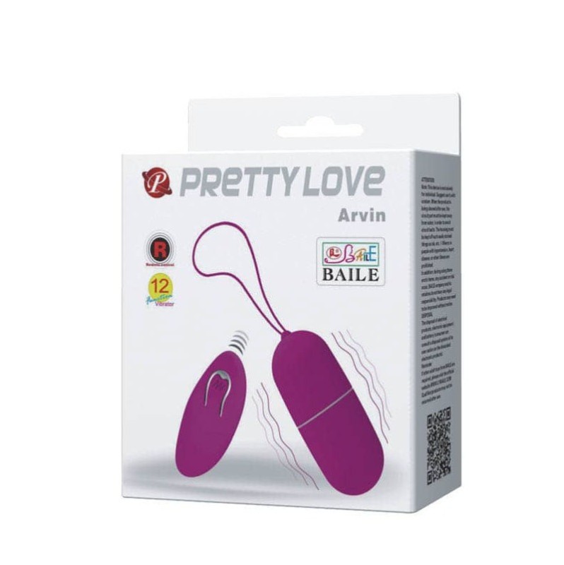 Vibrating Egg Pretty Love Arvin Purple