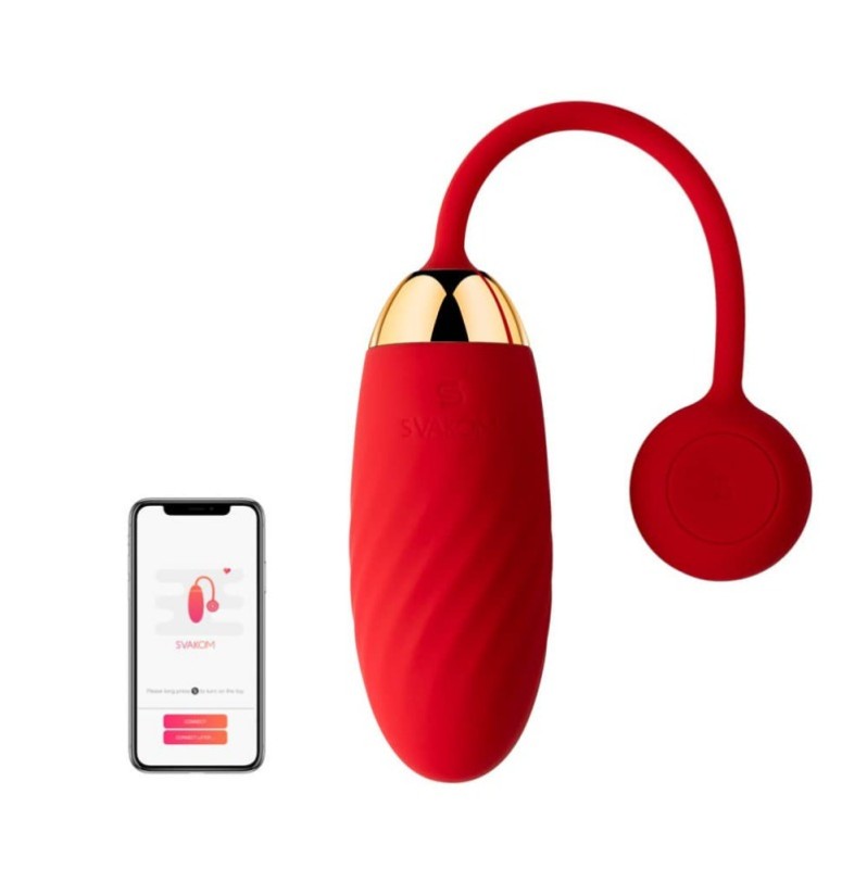 Vibrating Smart Egg Svakom Ella Red