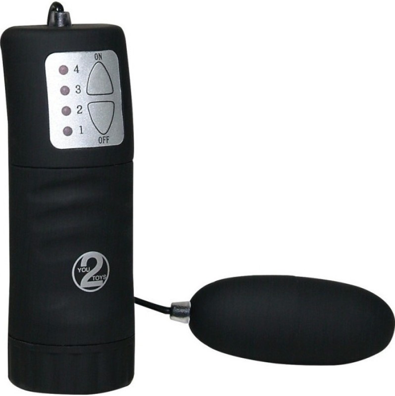 Vibrating Egg You2Toys Velvet Black Bullet