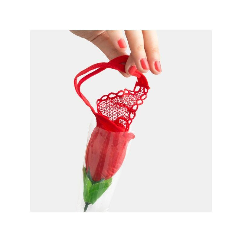 Rose with G-string Cottelli Collection Red Rose with G-string Cottelli Collection Red