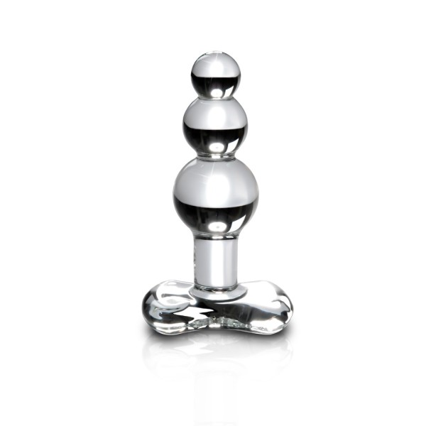 Glass Butt Plug Icicles No. 47 Clear