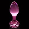 Glass Butt Plug Icicles No. 48 Pink Glass Butt Plug Icicles No. 48 Pink