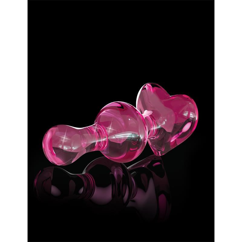 Glass Butt Plug Icicles No. 75 Pink