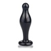 Glass Butt Plug Lovetoy Glass Romance Black