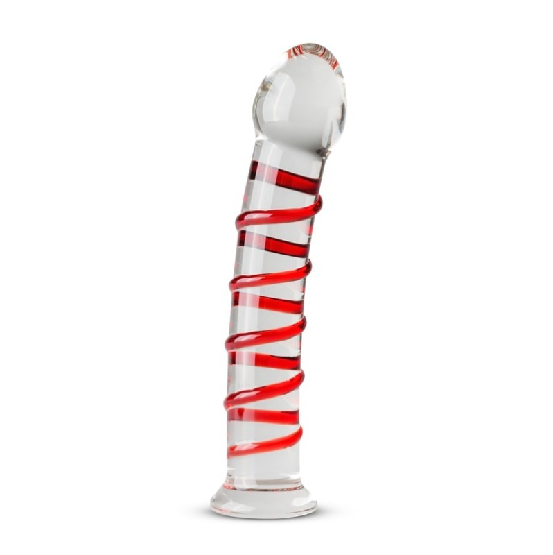 Γυάλινο Dildo Gildo No. 15 17.5cm Διαφανές