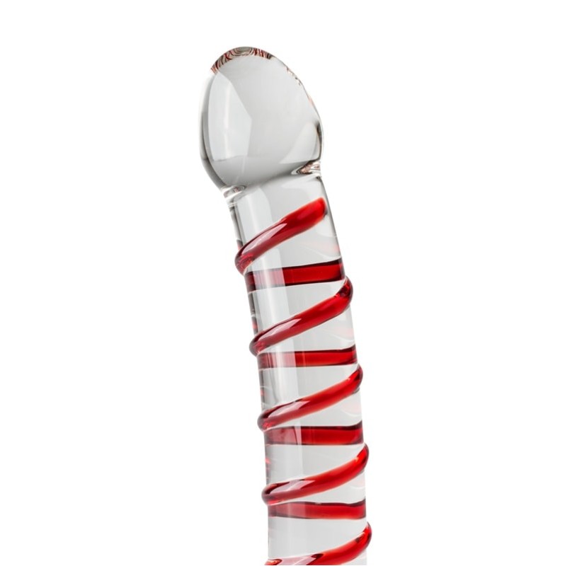 Γυάλινο Dildo Gildo No. 15 17.5cm Διαφανές