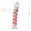 Γυάλινο Dildo Gildo No. 15 17.5cm Διαφανές