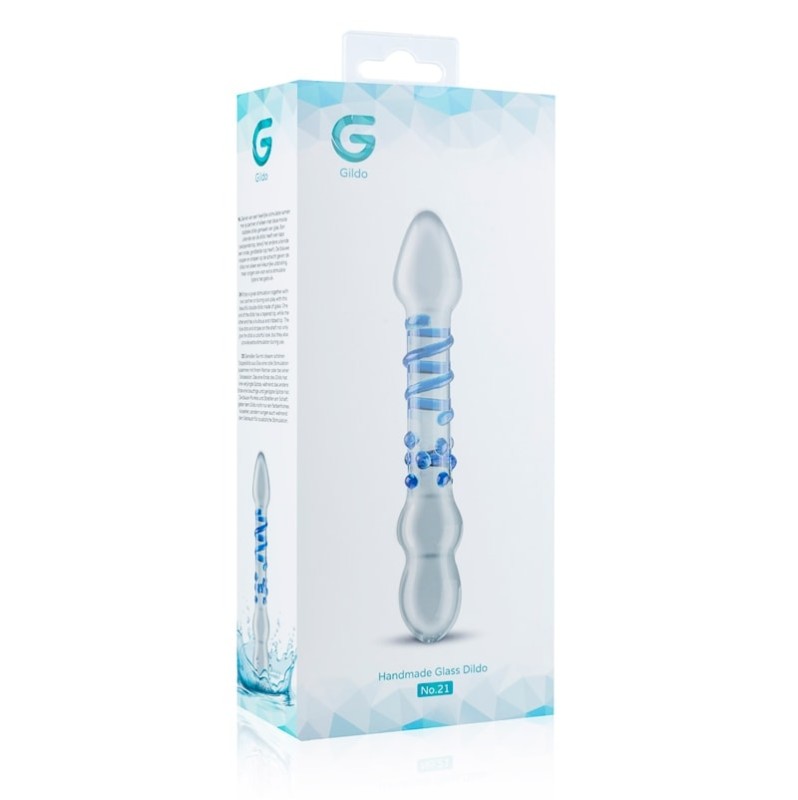 Glass Dildo Gildo No. 21 20cm Clear