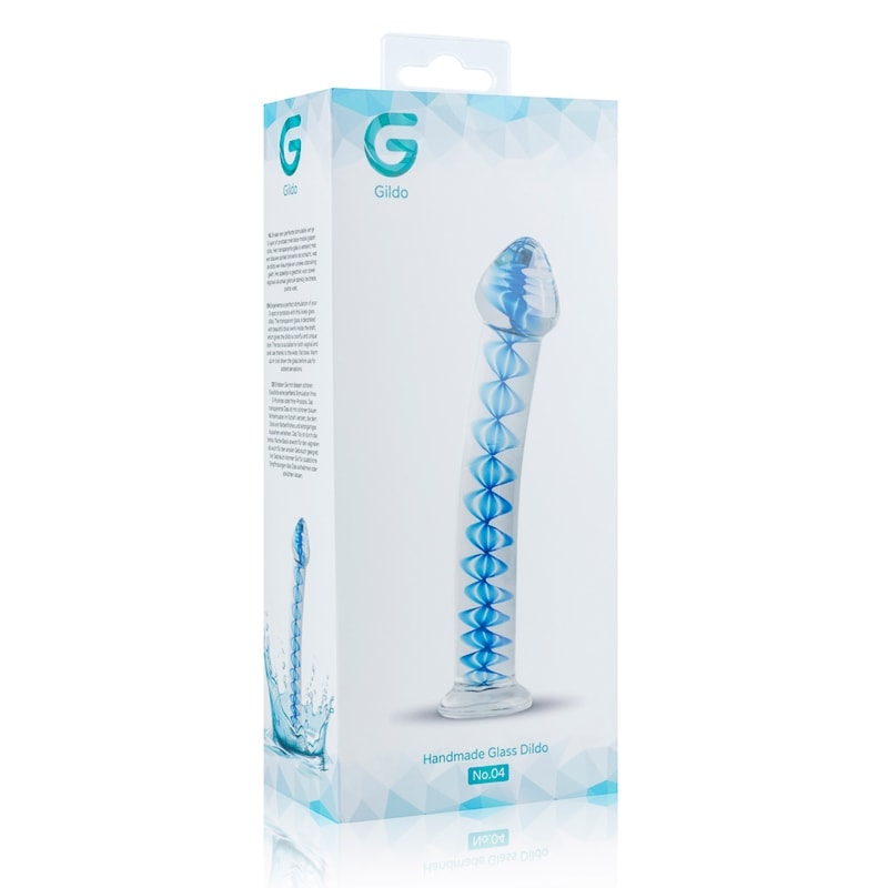 Γυάλινο Dildo Gildo No. 4 17.5cm Διαφανές