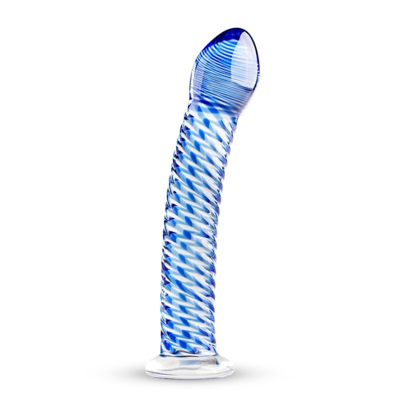 Γυάλινο Dildo Gildo No. 5 18cm Διαφανές