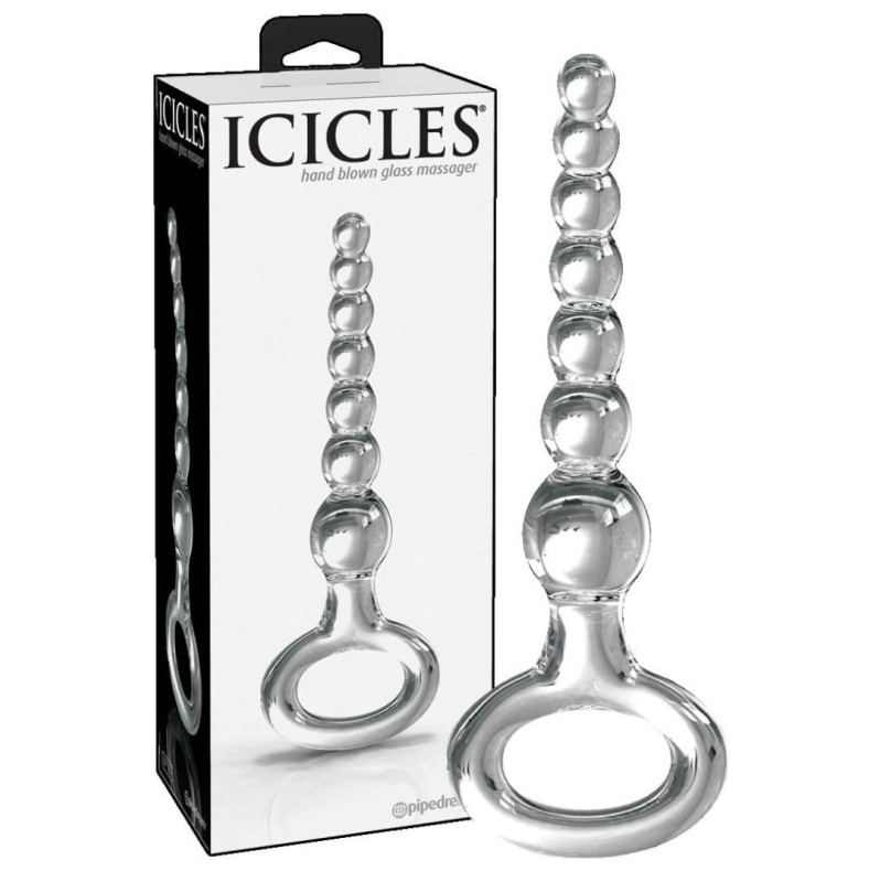 Glass Dildo Icicles No. 67 Clear