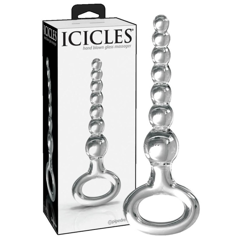 Glass Dildo Icicles No. 67 Clear Glass Dildo Icicles No. 67 Clear
