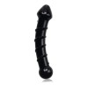 Glass Dildo Lovetoy Glass Romance 2 17.8cm Black