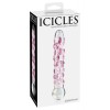 Γυάλινο Dildo Pipedream Icicles No. 7 17.8cm Ροζ Γυάλινο Dildo Pipedream Icicles No. 7 17.8cm Ροζ