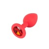 You2Toys Πρωκτική Σφήνα Με Κόσμημα You2Toys Colorful Joy Κόκκινη Σφήνες χωρίς δόνηση