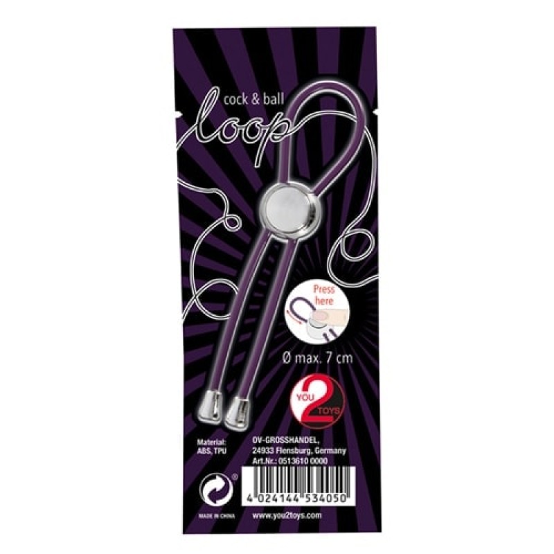 Penis Loop You2Toys Purple You2Toys Penis Loop You2Toys Purple Cock Rings