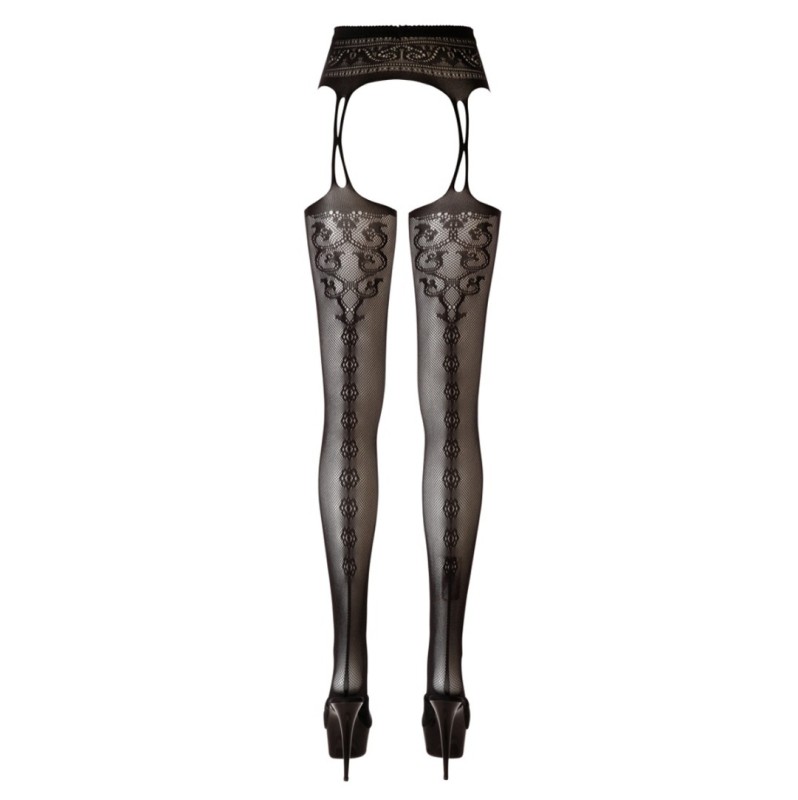 Suspender Belt with Stockings Cottelli Collection Black