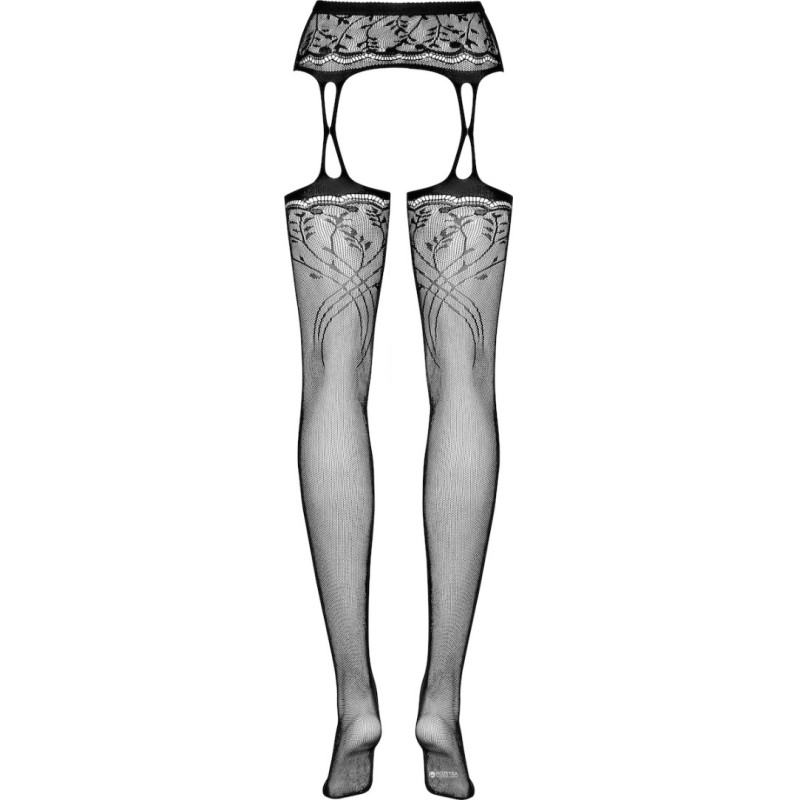 Garter Stockings Obsessive S206 Black